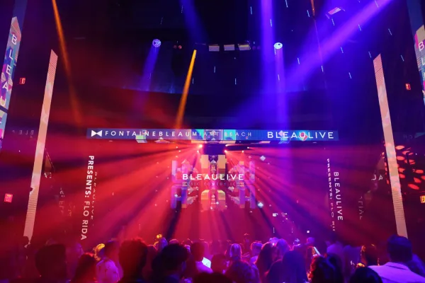 Evening event at LIV, Fontainebleau Miami Beach