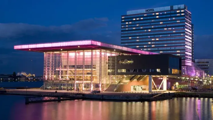 The Mövenpick Hotel Amsterdam City Centre in the heart of Amsterdam