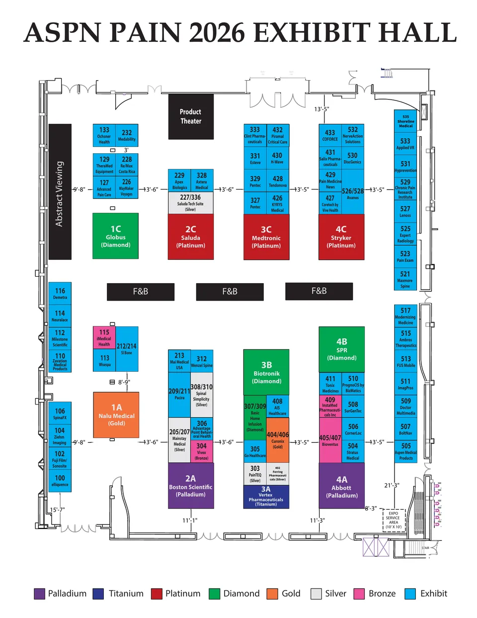 ASPN 2026 Exhibit Hall Diagram & Directory preview
